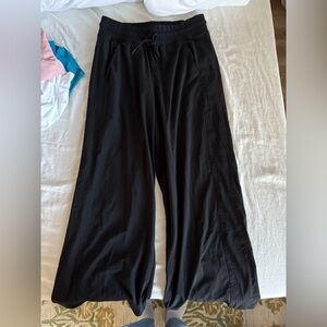 Athleta Black Wide Leg Relaxed Pants